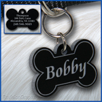 Pet ID Tag, black