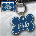 Pet ID Tag, blue