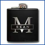 MONOGRAMFLASK - Monogram Flask Black