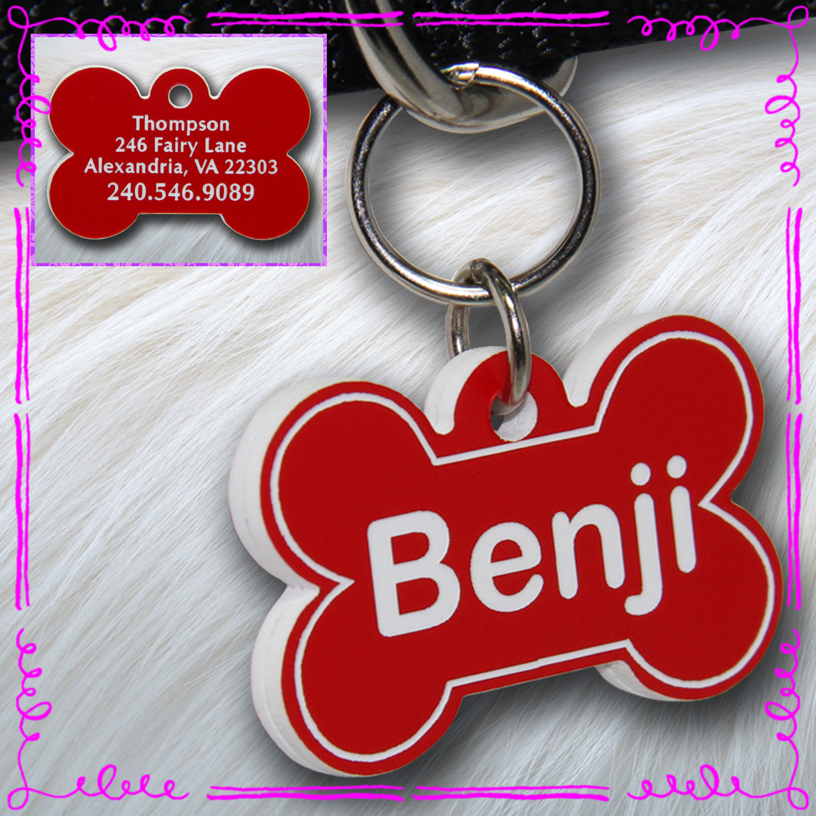 Personalized Pet ID, Custom Pet ID, Custom Pet Tag