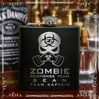 ZOMBIE FLASK - 6 oz ZOMBIE FLASK